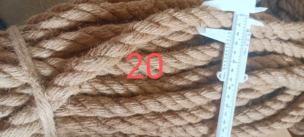 Конопено въже усукано