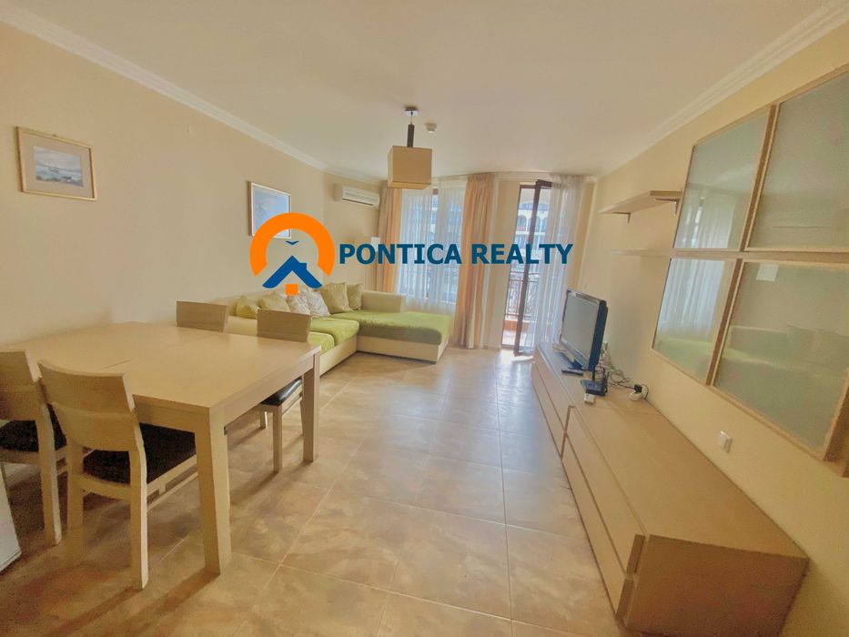 Двустаен на първа линия гледка море в Свети Влас- Манастира