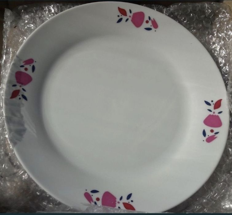 Set 4 farfurii mari plate portelan de 27 cm