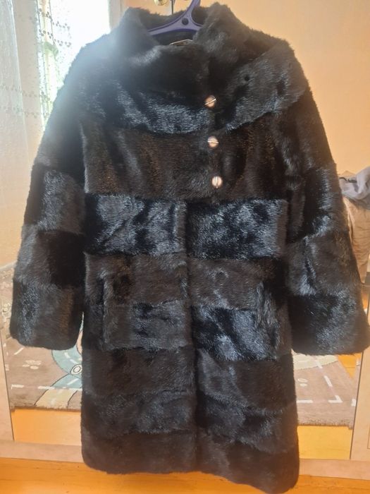 Шуба чёрный цвет