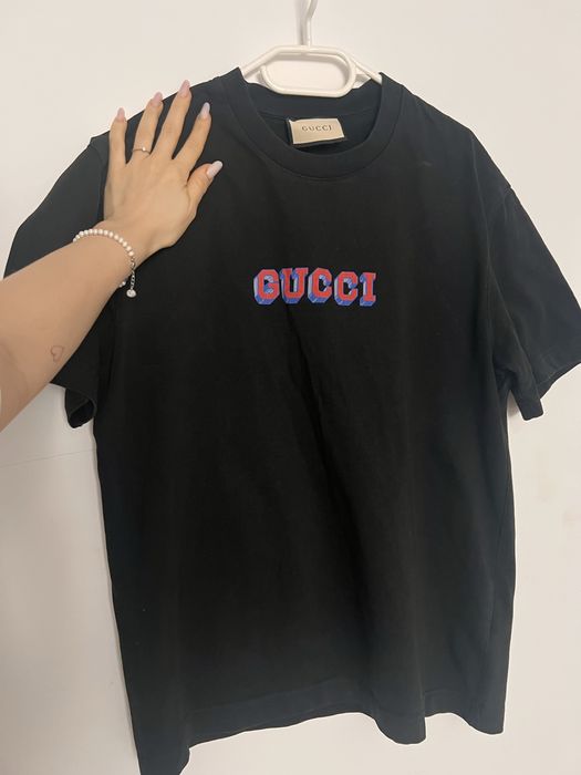 Tricou Gucci original, barbati, culoare neagră, marimea L