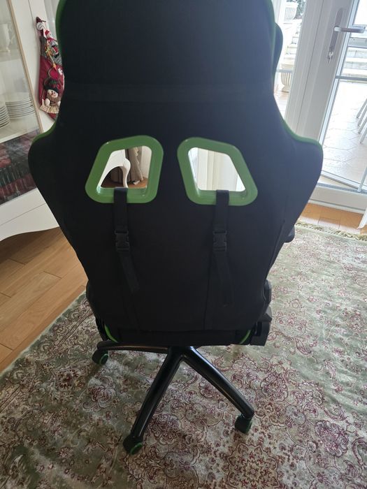 Scaun gaming LAMBJERG negru/verde