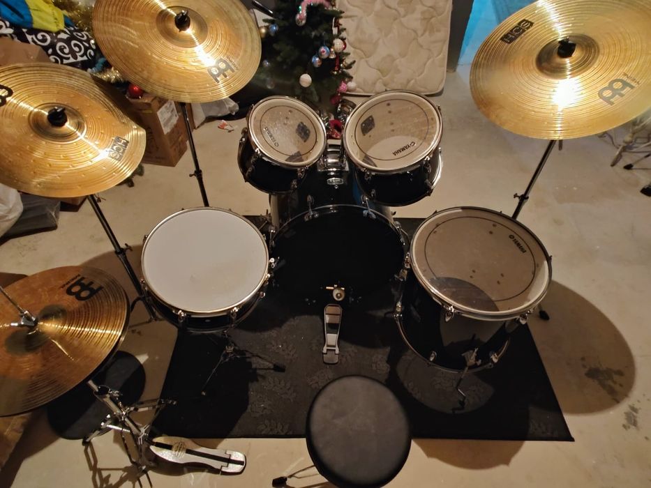 Барабаны Yamaha Rydeen + проф стойка