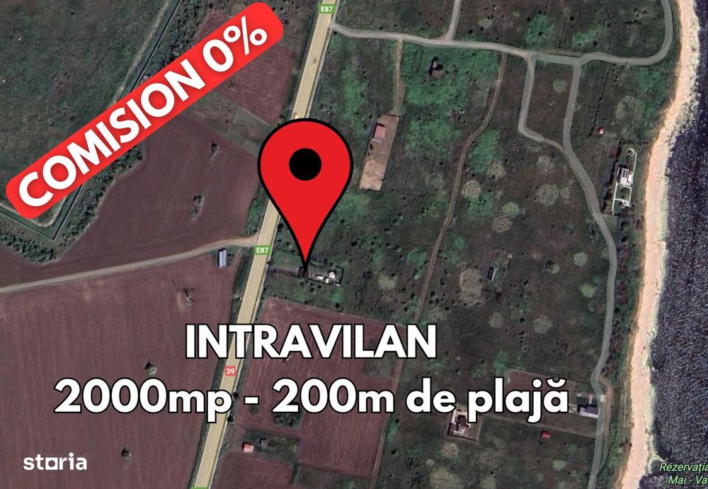 Teren 2000mp – 200m de plajă - Intre 2 Mai si Vama Veche
