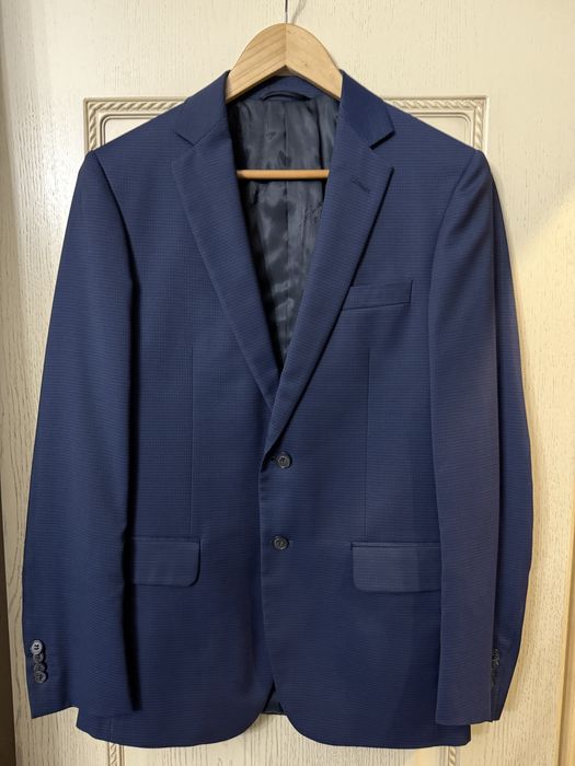 Синий костюм двойка Pierre Cardin