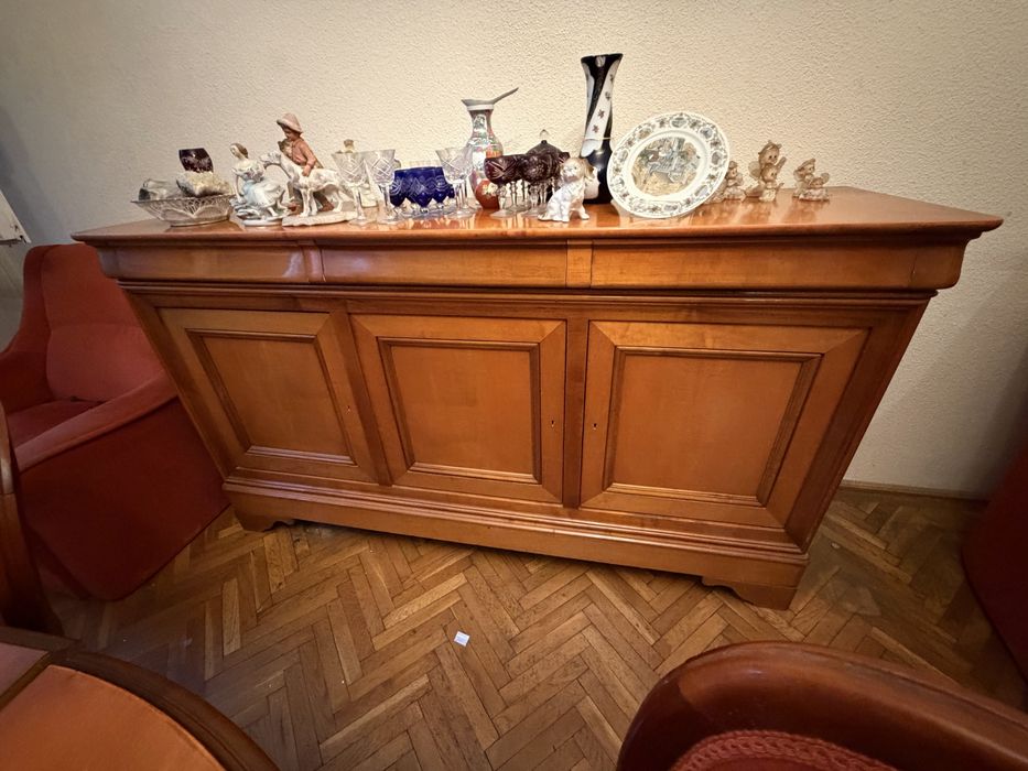 Vand set mobilier camera de zi din lemn masiv