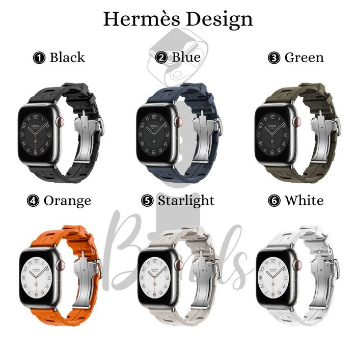 Hermès En Mer каишка за Apple Watch ULTRA/SE/11/10/9/8/7/6/5/4/3