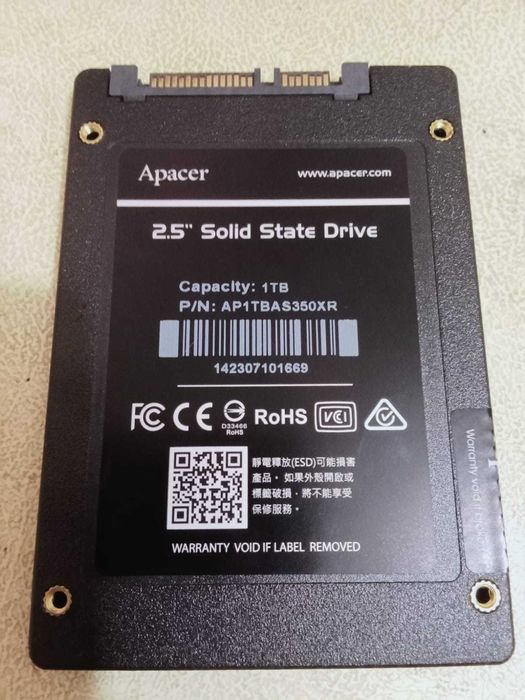 SSD Apacer 1 терабайт