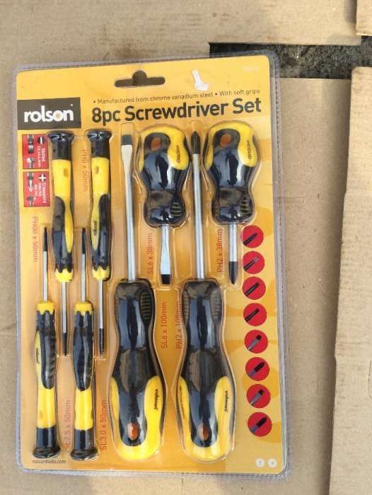 Surubelnite Anglia Rolson 8pcs screwdriver 90590