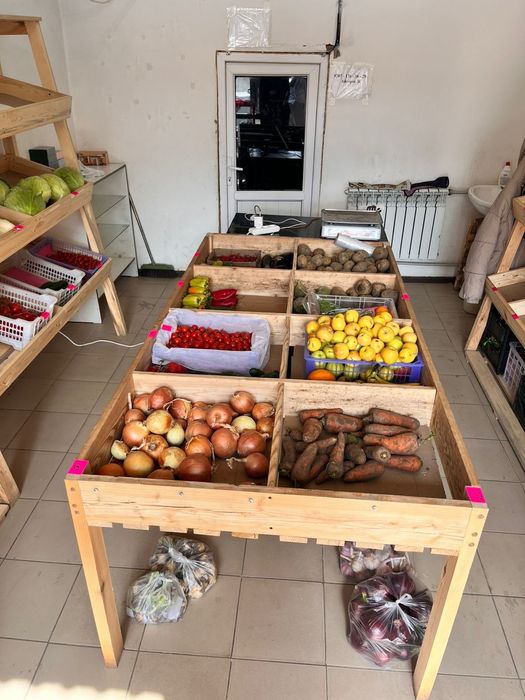 Овощные полки...