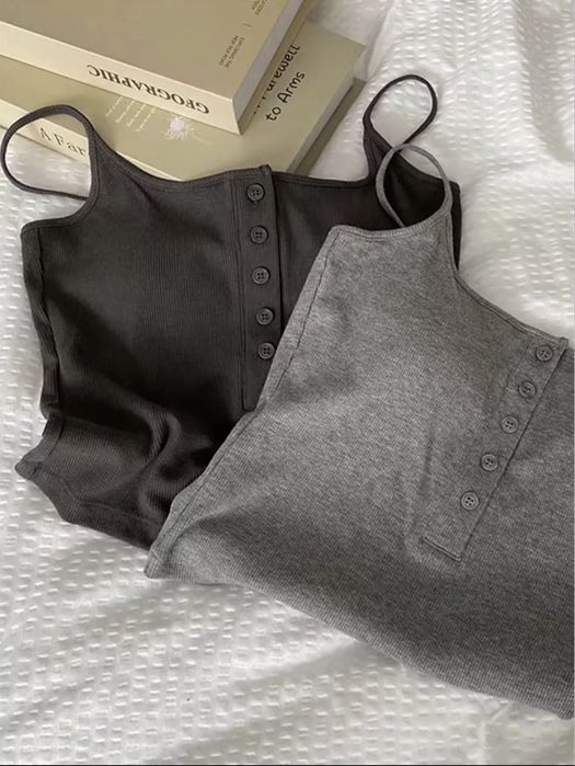 Топик с пуговицами корейский