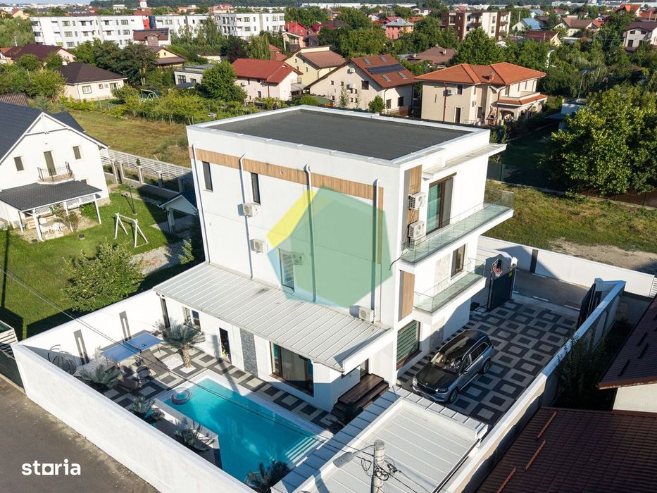 Vila Ultra-Lux/ Otopeni Central/Smart Home/Piscina