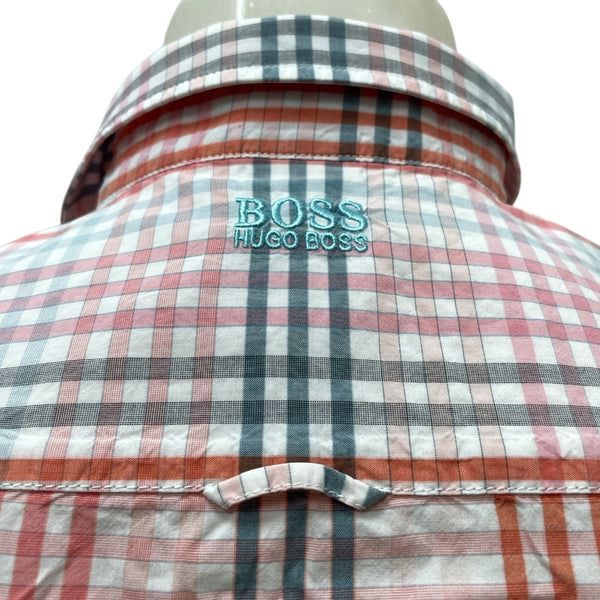 Карирана мъжка риза HUGO BOSS размер М / L