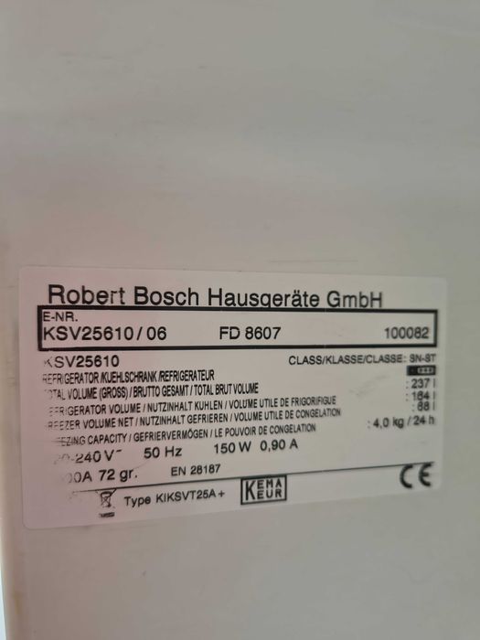 Хладилник с камера Bosch, в.140