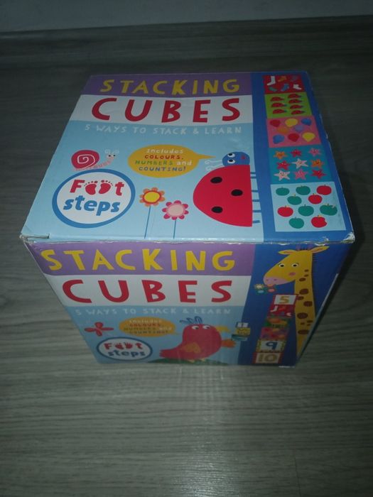 Jucărie învățare bebeluși copii cuburi staking 12 luni