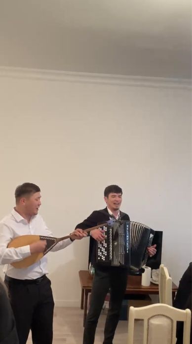 Домбра баян  гиттара  Әнші  музикант