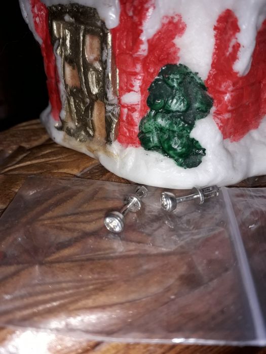 Пуссеты с фианитом