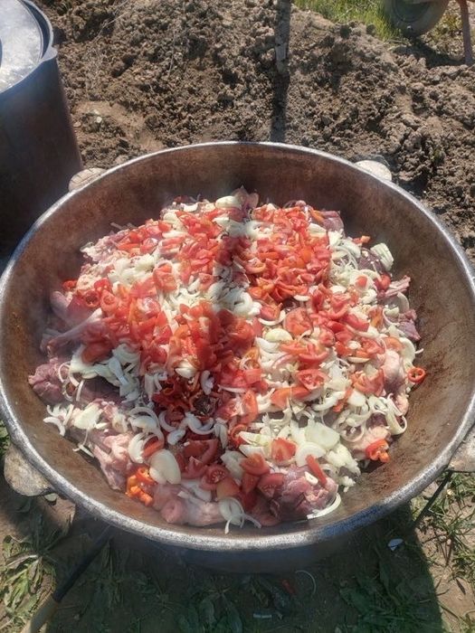 9 Повар на дому выезд: Плов, Куырдак, Сырне, Шорпа, Казан кебаб.