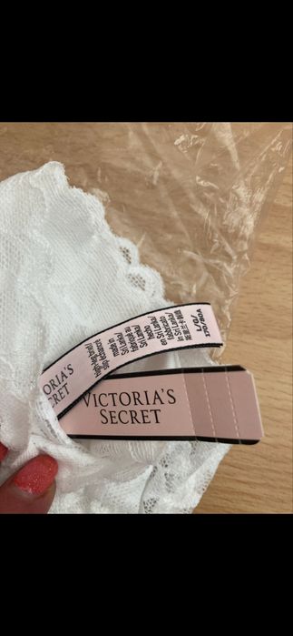Victoria’s Secret Stretch Cotton Lace-Waist High-Leg бикини
