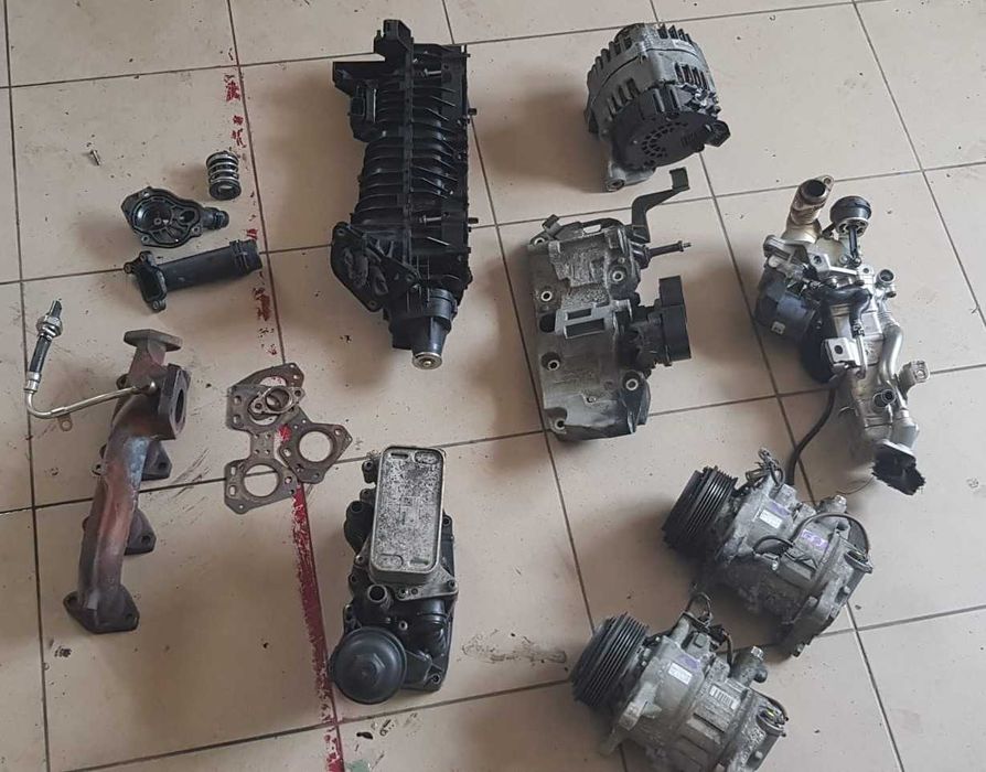 Racitor gaze EGR Turbina Turbo Galerie admisie Motor N47D20C Fulie Injectoare Calculator Pompa frana ABS Volanta BMW F30 F20 F25 F10