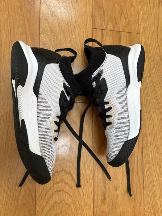 Sneakers baieti alb cu negru