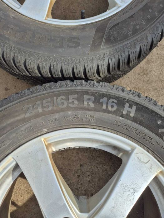 Set jante aliaj cu anvelope M+S 2024 5x108 R16 , Ford Kuga , S-max