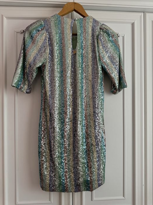 Рокля Lumina ,zara,guess с пайети официални