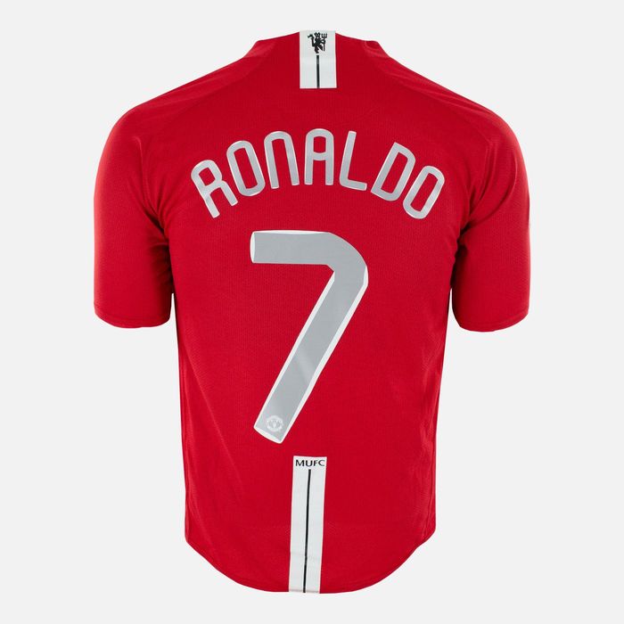 2008 Manchester United Home Shirt Moscow Final Ronaldo 7
