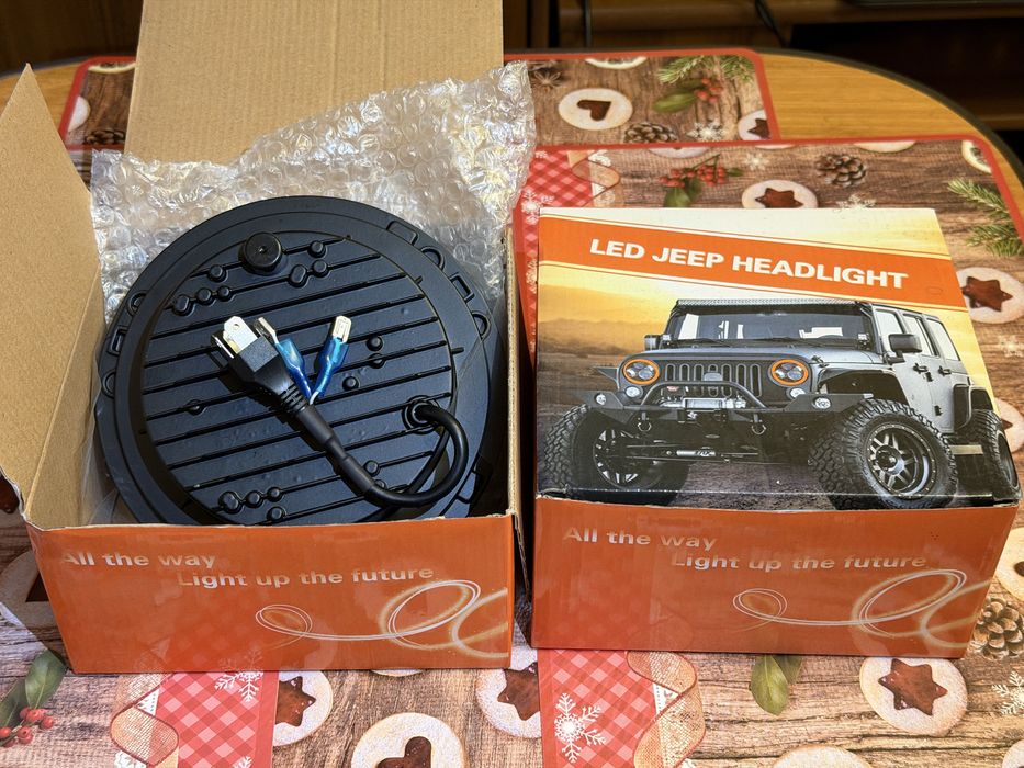 Лэд фары на джип пара