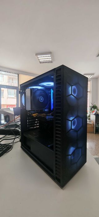 Геймърски Компютър Ryzen 7 5700/32Gb/1TB SSD/RTX 3060TI/Wi&BT/Гаранция