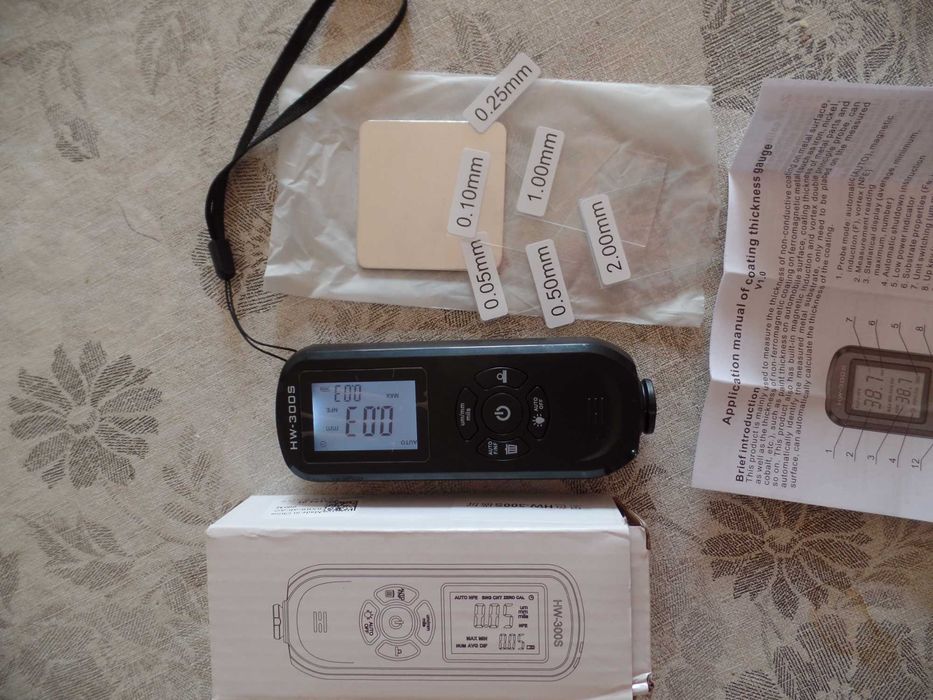 Прибор толщинометр для автомобилей  толшиномер краски