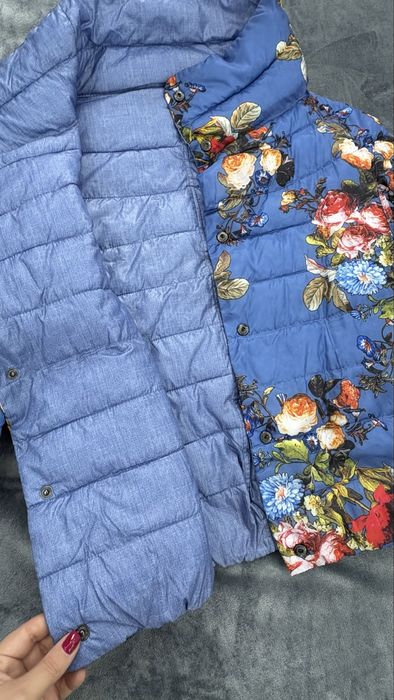 Олекотено красиво двулицево дамско яке