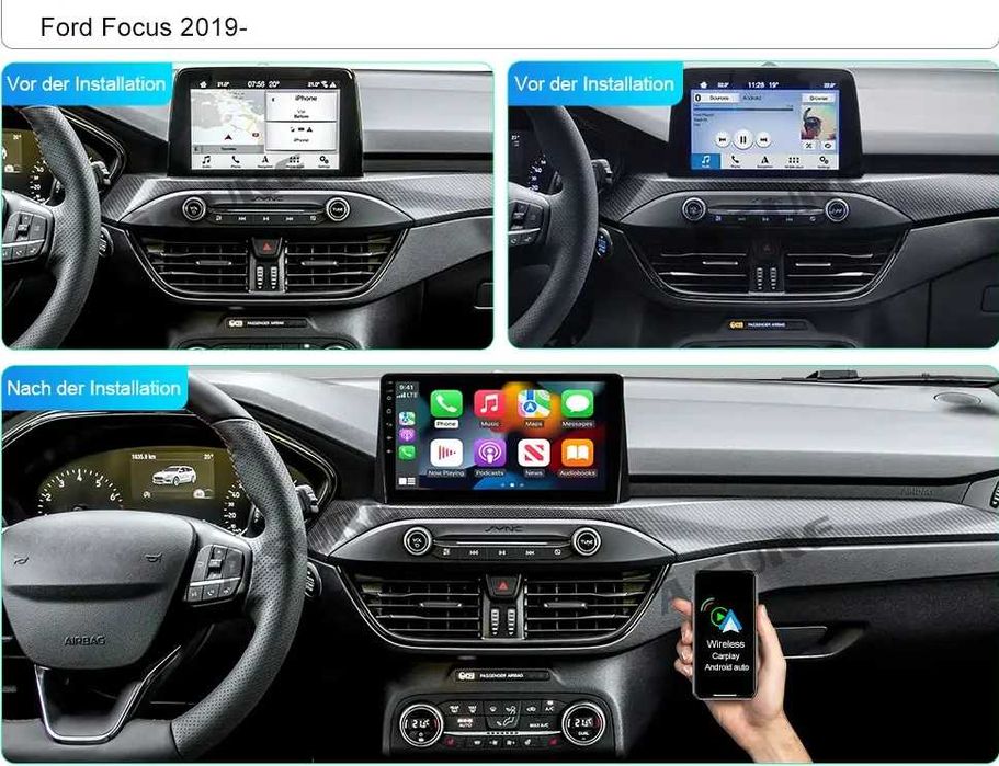 Мултимедия Навигация за Ford Focus 2019 Форд Фокус плеър Android 2DIN