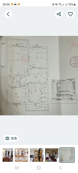 Apartament 3 cam decomandat bilateral