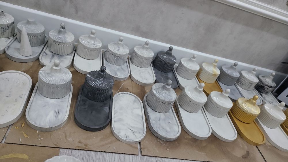 Шкатулки из гипса