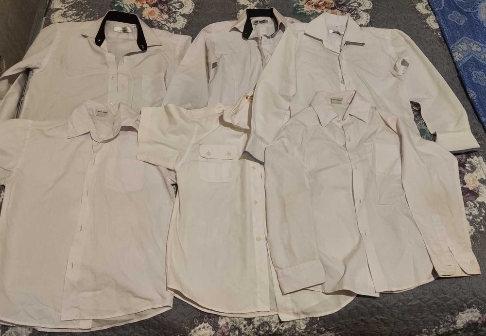 Белые школьные рубашки