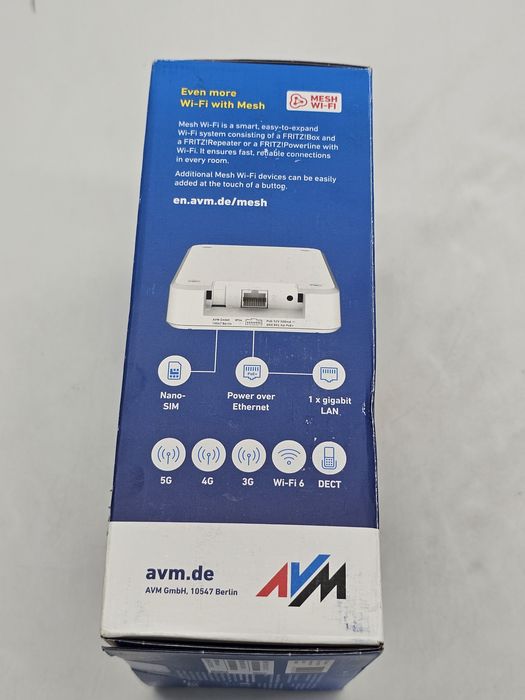 Router mobil Fritz!Box 6860 5G cu până la 1.300 Mbps în 5G/LTE, Wi-Fi