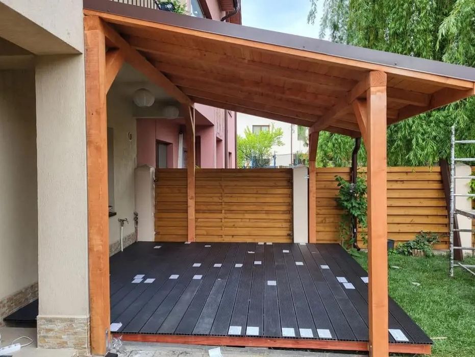 Foișoare terase pergole din lemn