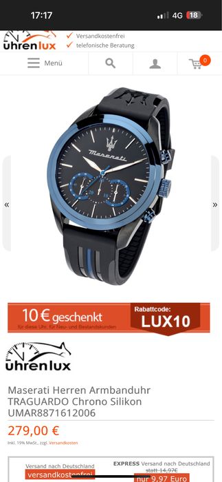 Ceas Maserati ca nou