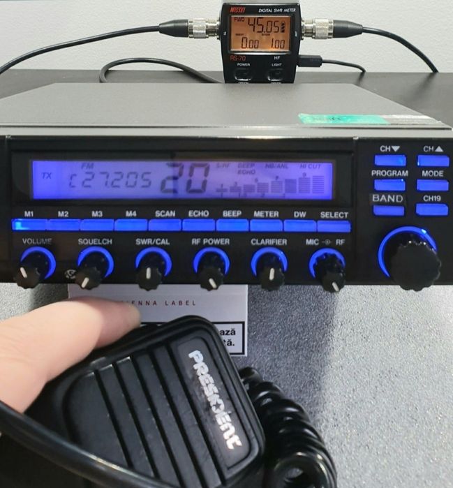 Statie radio CB - President GEORGE (45W)* stare perfecta/garantie