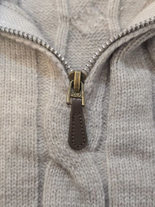 Pulover Ralph Lauren Fermoar ~ Marimea L ~ Nou