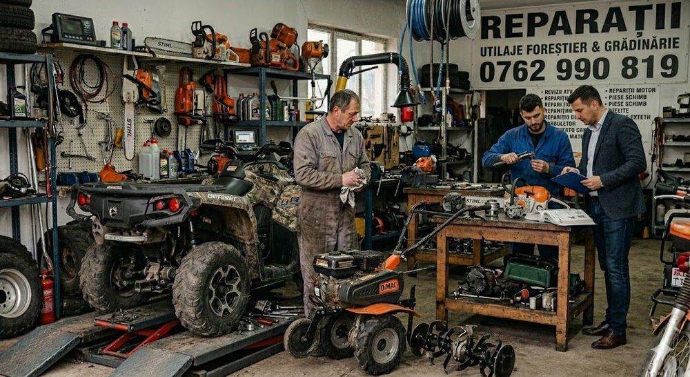 Service și reparații motocoase și motocultoare