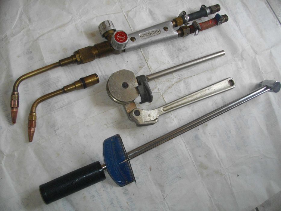 Немски резак оксижен 2 рамена/Динамометричен ключ/ Тръбогиб 12мм VIRAX