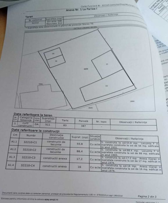 Vand casă individuală cu două locuințe separate si curte, ideală pentru două generații