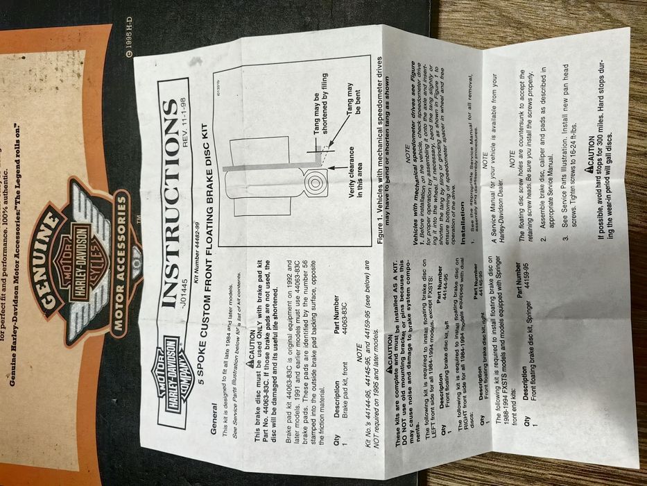 Harley-Davidson – плаващ спирачен ротор Thunderstar