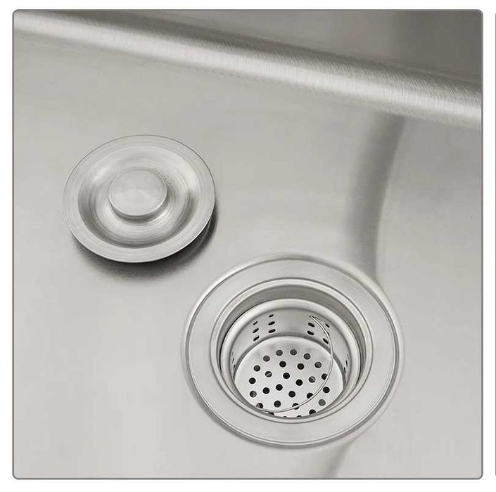 chiuveta inox o cuva mare 90x60x80 cm completa baterie