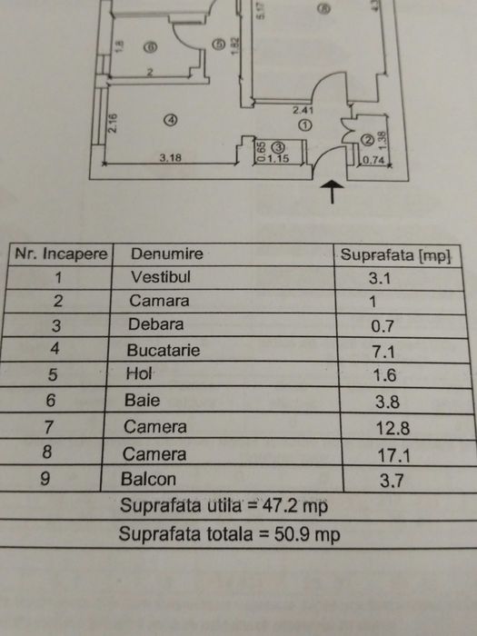 Vând apartament in Agnita
