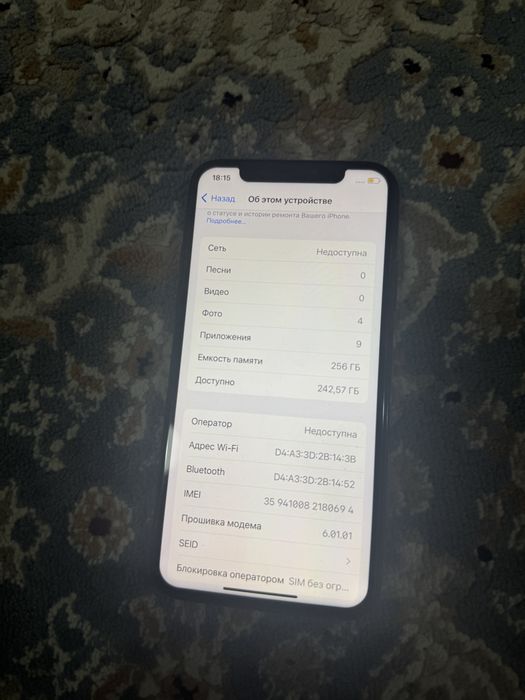 iPhone X 256GB