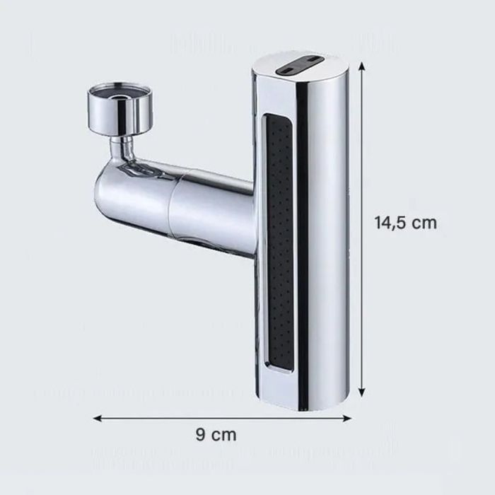 Смесител 3-в-1: 360° Въртене, Пръскане, Спестяване