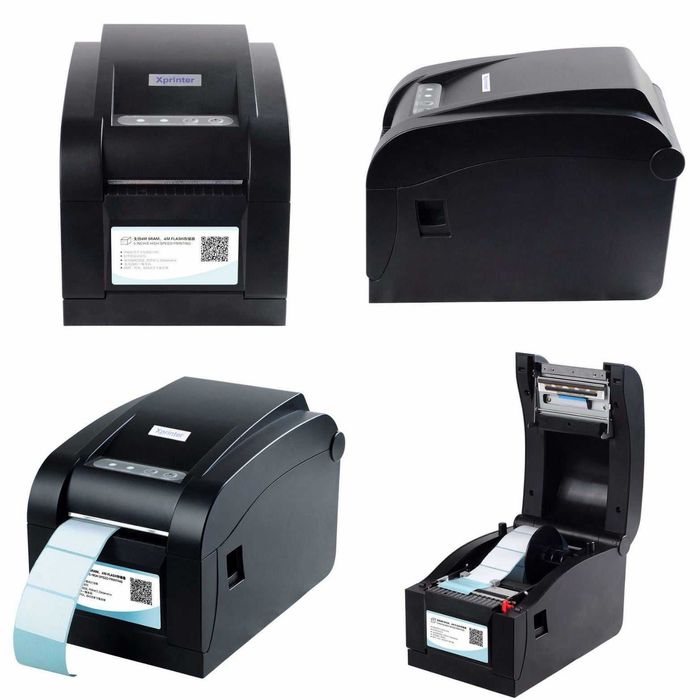 Xprinter XP-350B (USB + Serial) — Barcode printer | Rasmiy NDS bilan